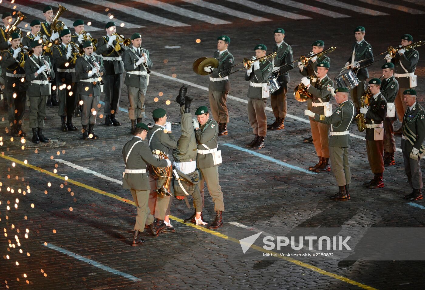 Closing of Spasskaya Tower Festival