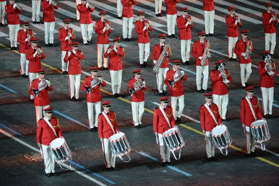 Closing of Spasskaya Tower Festival