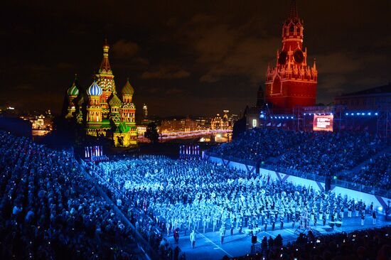 Closing of Spasskaya Tower Festival