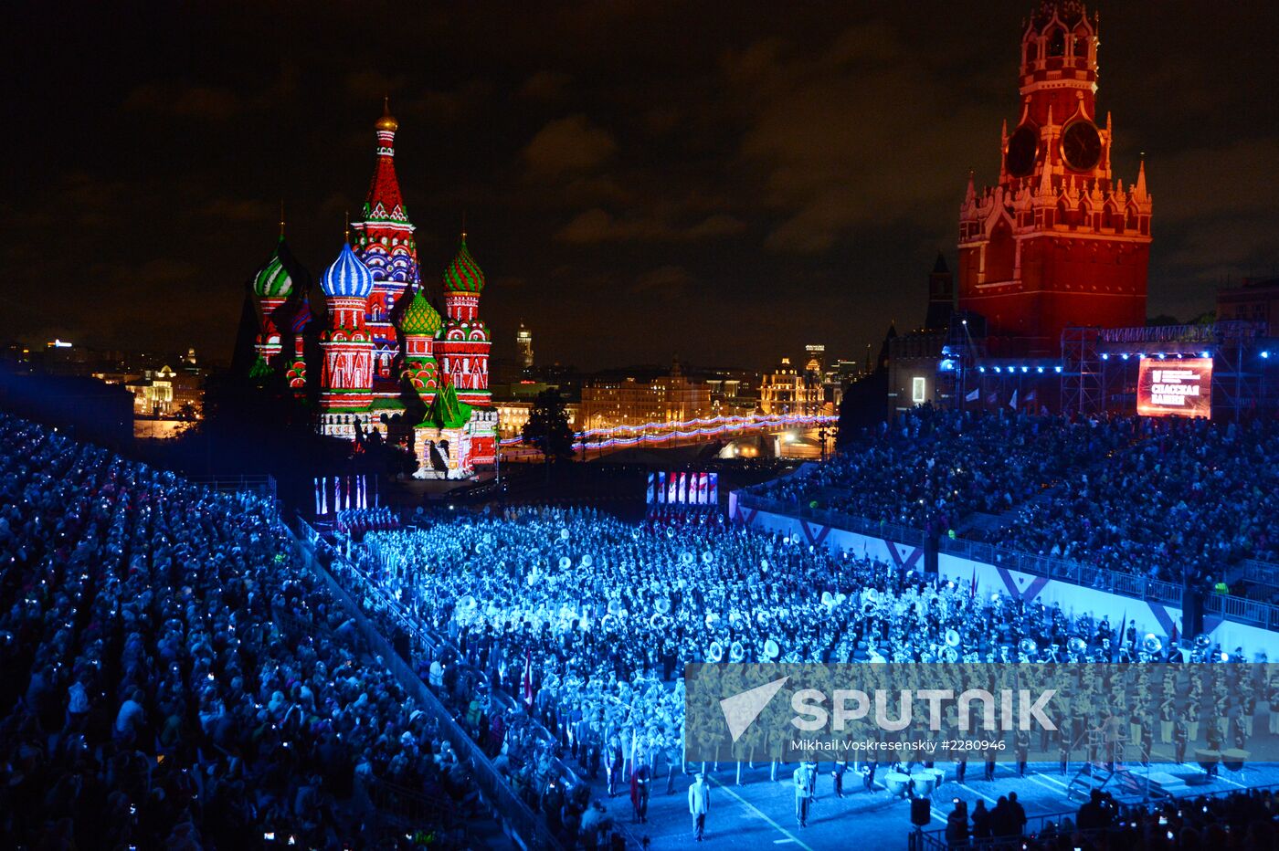 Closing of Spasskaya Tower Festival