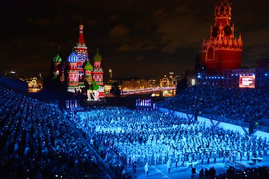 Closing of Spasskaya Tower Festival