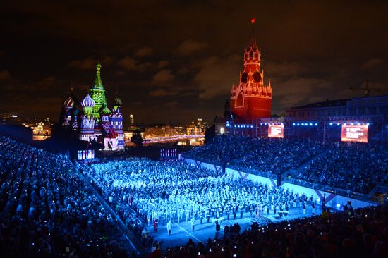 Closing of Spasskaya Tower Festival