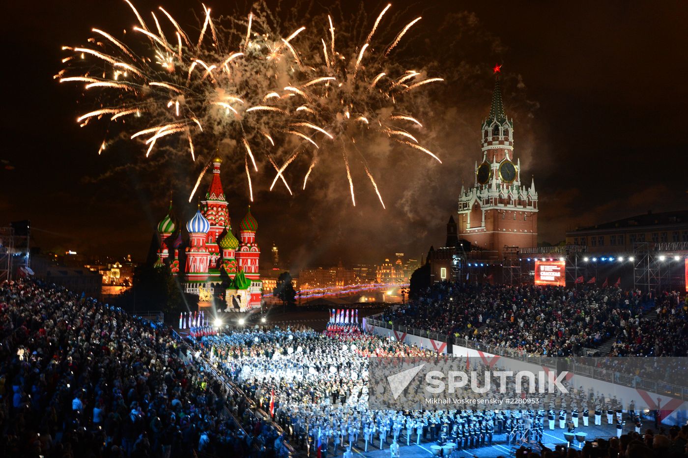 Closing of Spasskaya Tower Festival
