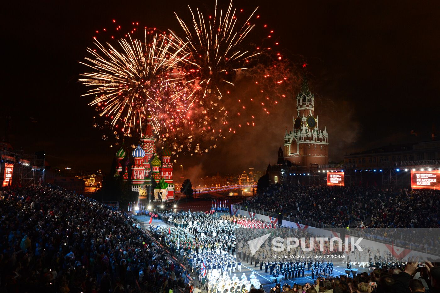Closing of Spasskaya Tower Festival