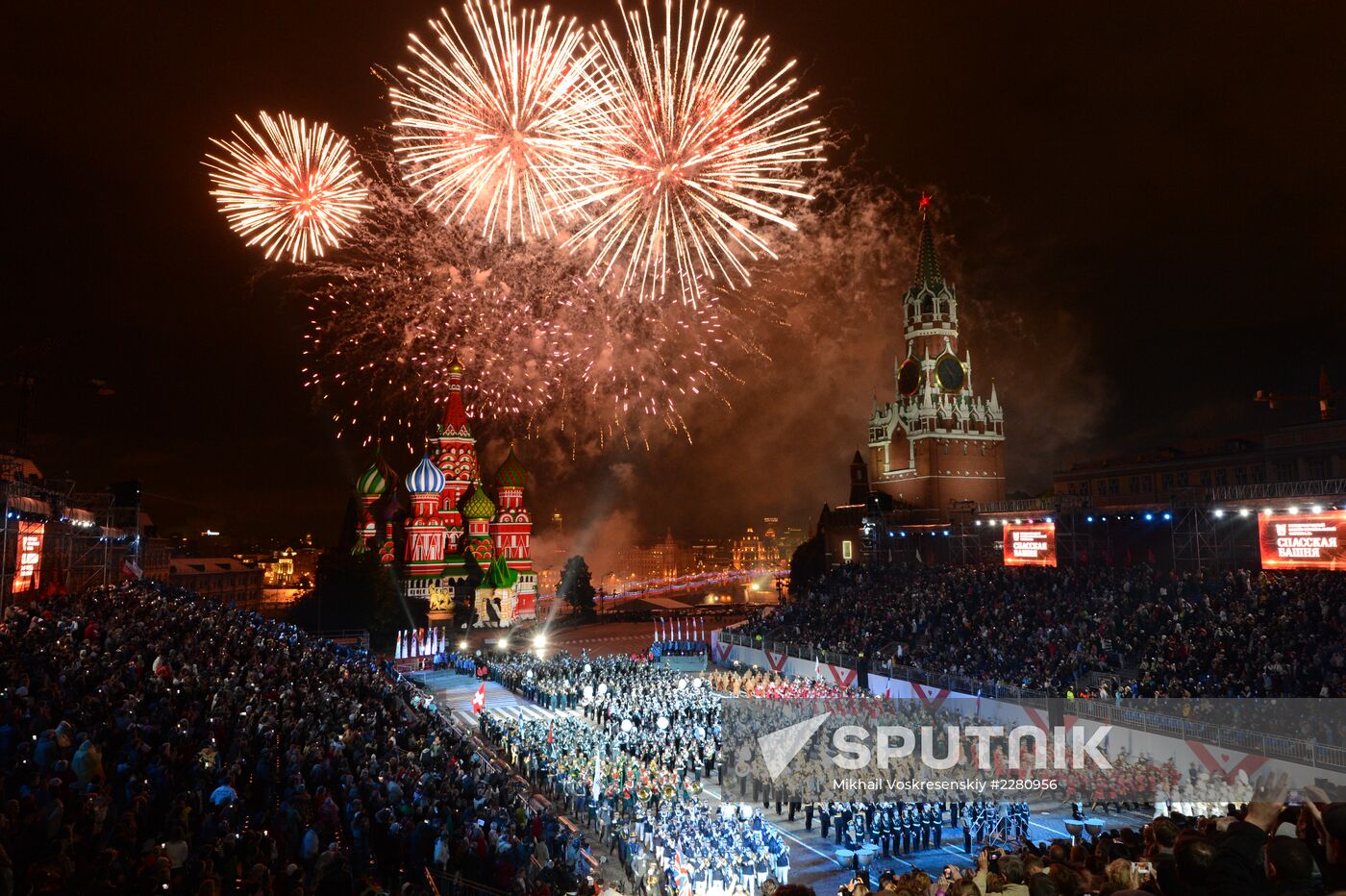 Closing of Spasskaya Tower Festival
