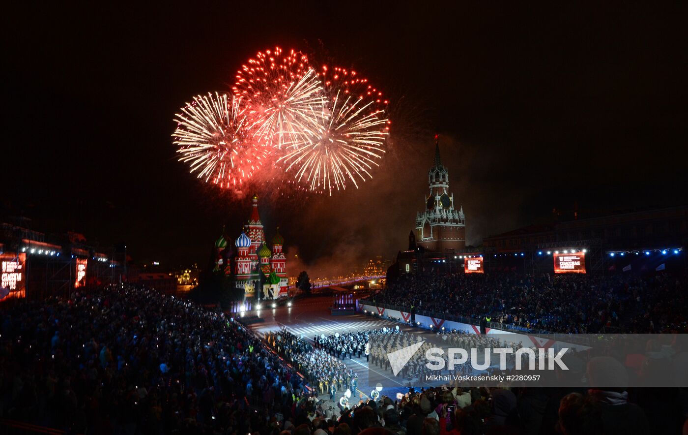 Closing of Spasskaya Tower Festival