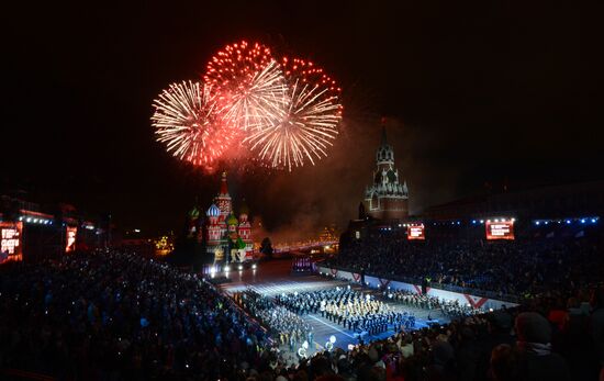Closing of Spasskaya Tower Festival