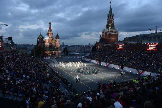 Closing of Spasskaya Tower Festival