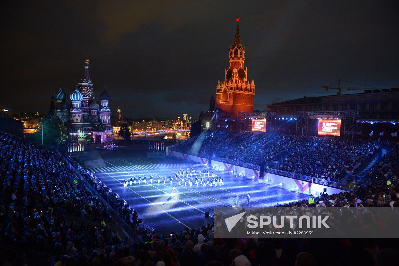 Closing of Spasskaya Tower Festival