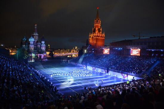 Closing of Spasskaya Tower Festival