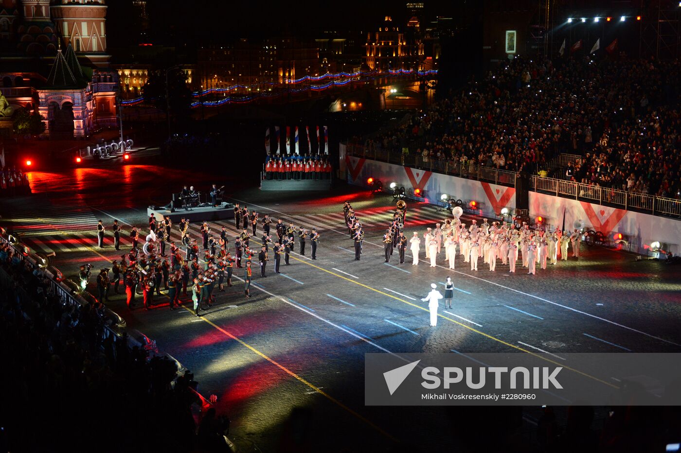 Closing of Spasskaya Tower Festival