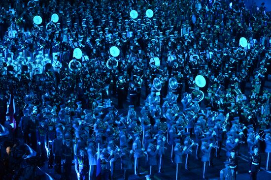 Closing of Spasskaya Tower Festival