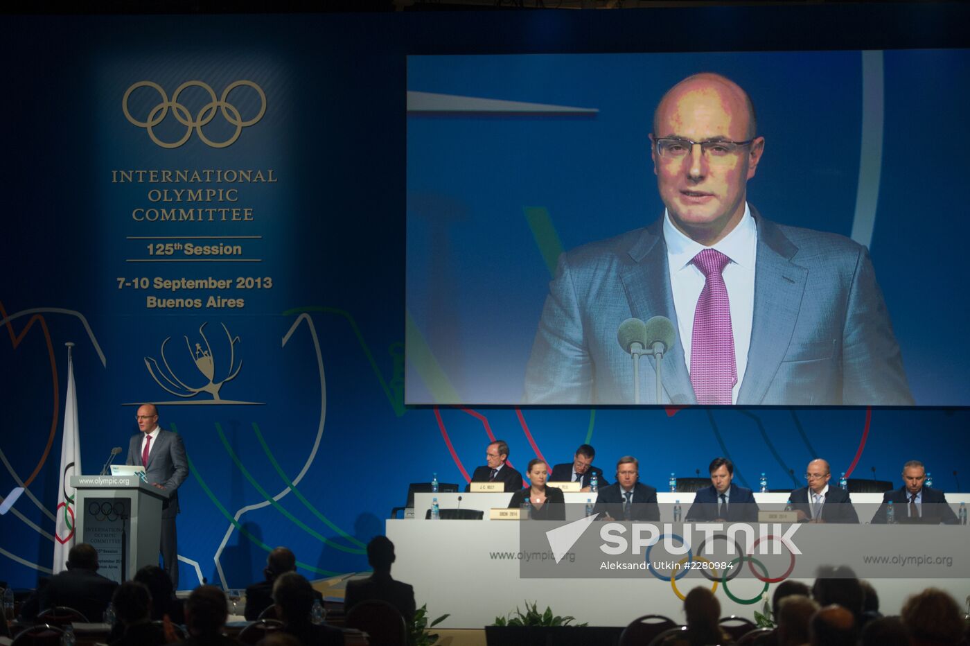 Presentation of Sochi 2014 programme at 125th IOC session