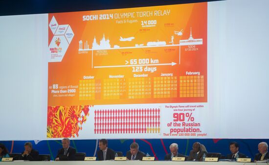 Presentation of Sochi 2014 programme at 125th IOC session