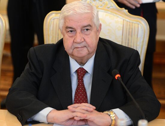 Russian and Syrian foreign ministers meet in Moscow
