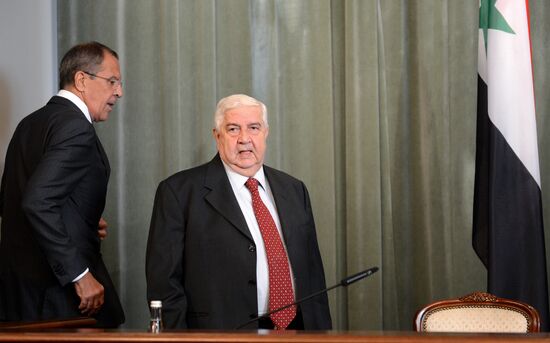 Russian and Syrian foreign ministers meet in Moscow