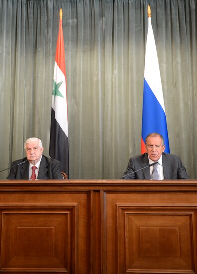 Russian and Syrian foreign ministers meet in Moscow