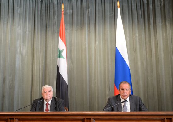 Russian and Syrian foreign ministers meet in Moscow