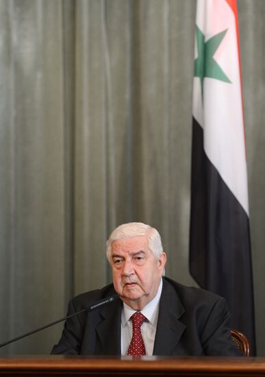 Russian and Syrian foreign ministers meet in Moscow