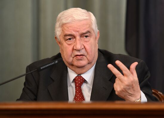 Russian and Syrian foreign ministers meet in Moscow