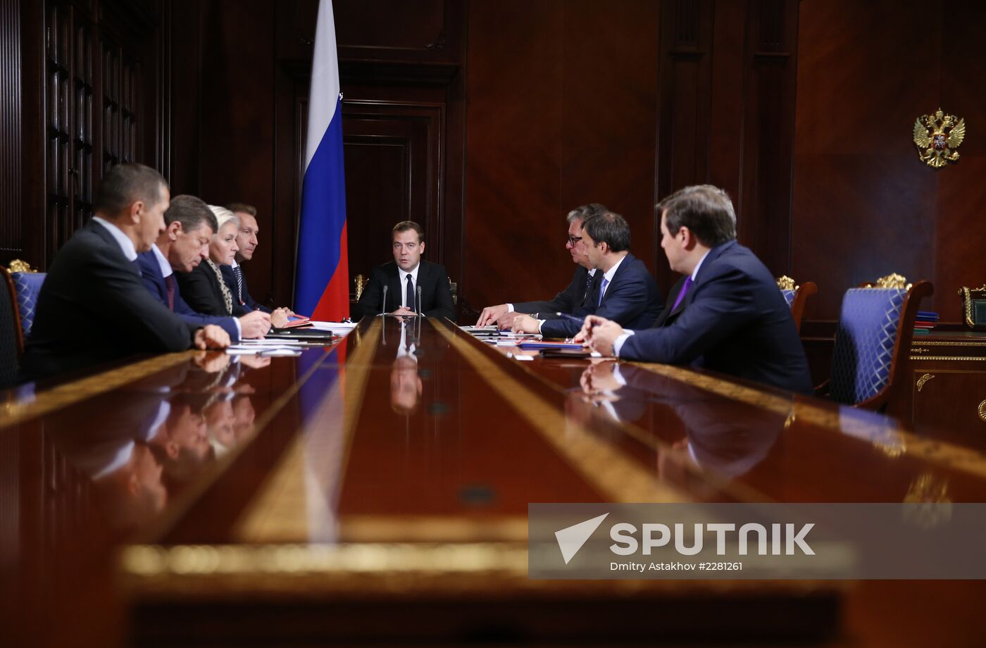 Dmitry Medvedev meets with his deputies