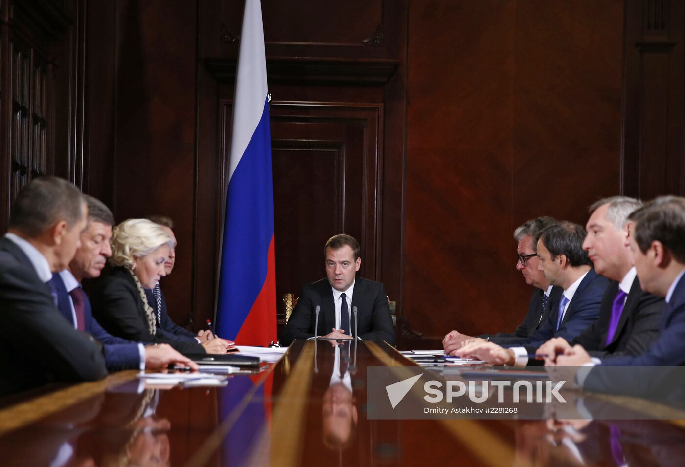 Dmitry Medvedev meets with his deputies