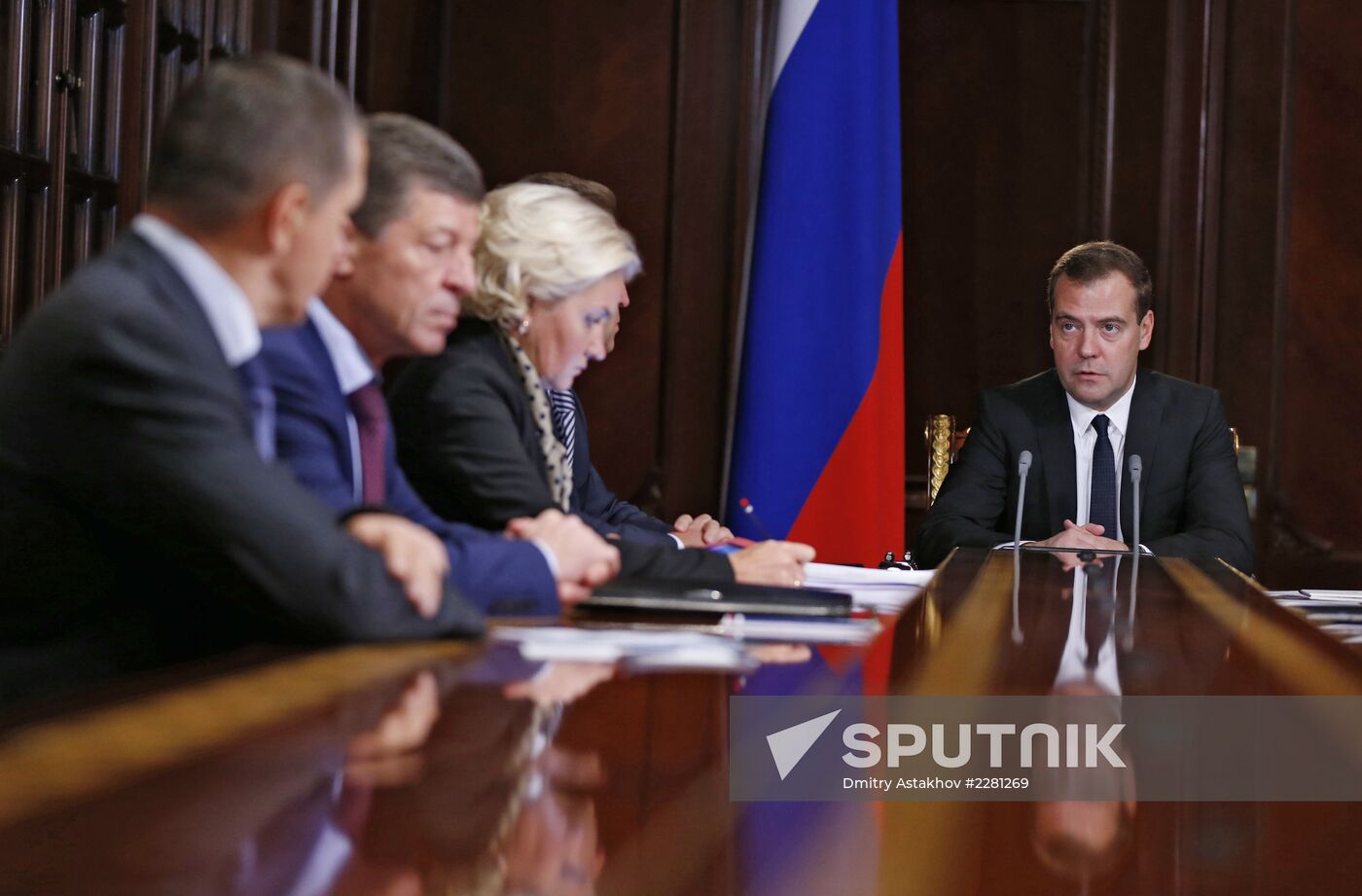 Dmitry Medvedev meets with his deputies