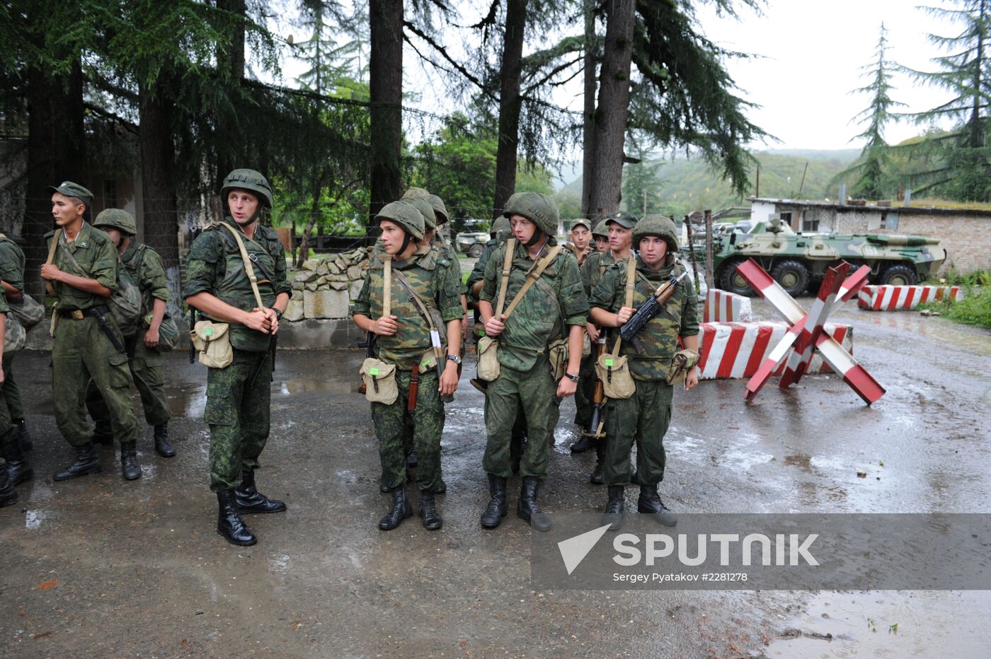 Russian military base in in Gudauta, Republic of Abkhazia