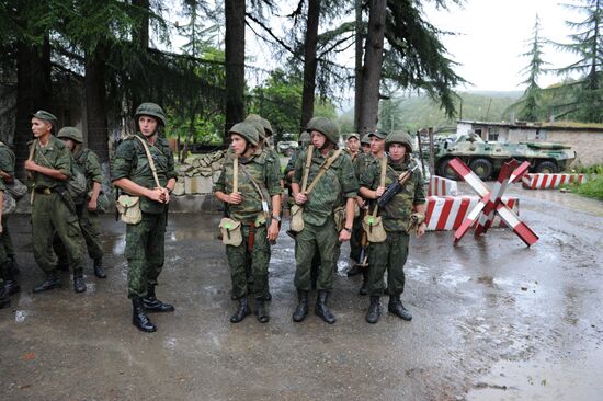 Russian military base in in Gudauta, Republic of Abkhazia