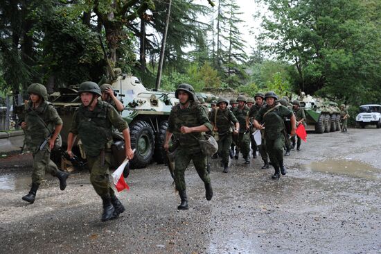 Russian military base in in Gudauta, Republic of Abkhazia