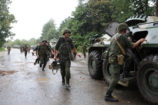 Russian military base in in Gudauta, Republic of Abkhazia