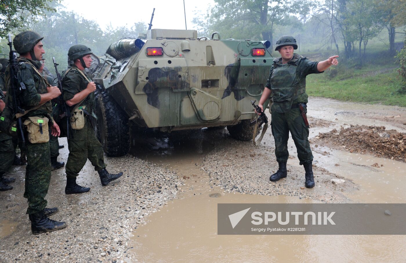 Russian military base in in Gudauta, Republic of Abkhazia