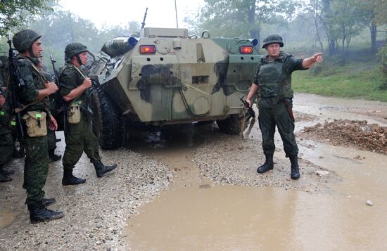 Russian military base in in Gudauta, Republic of Abkhazia