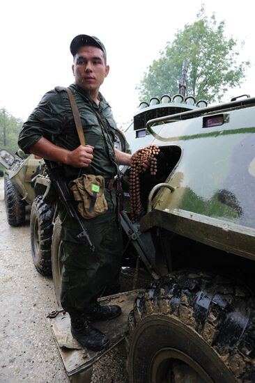 Russian military base in in Gudauta, Republic of Abkhazia