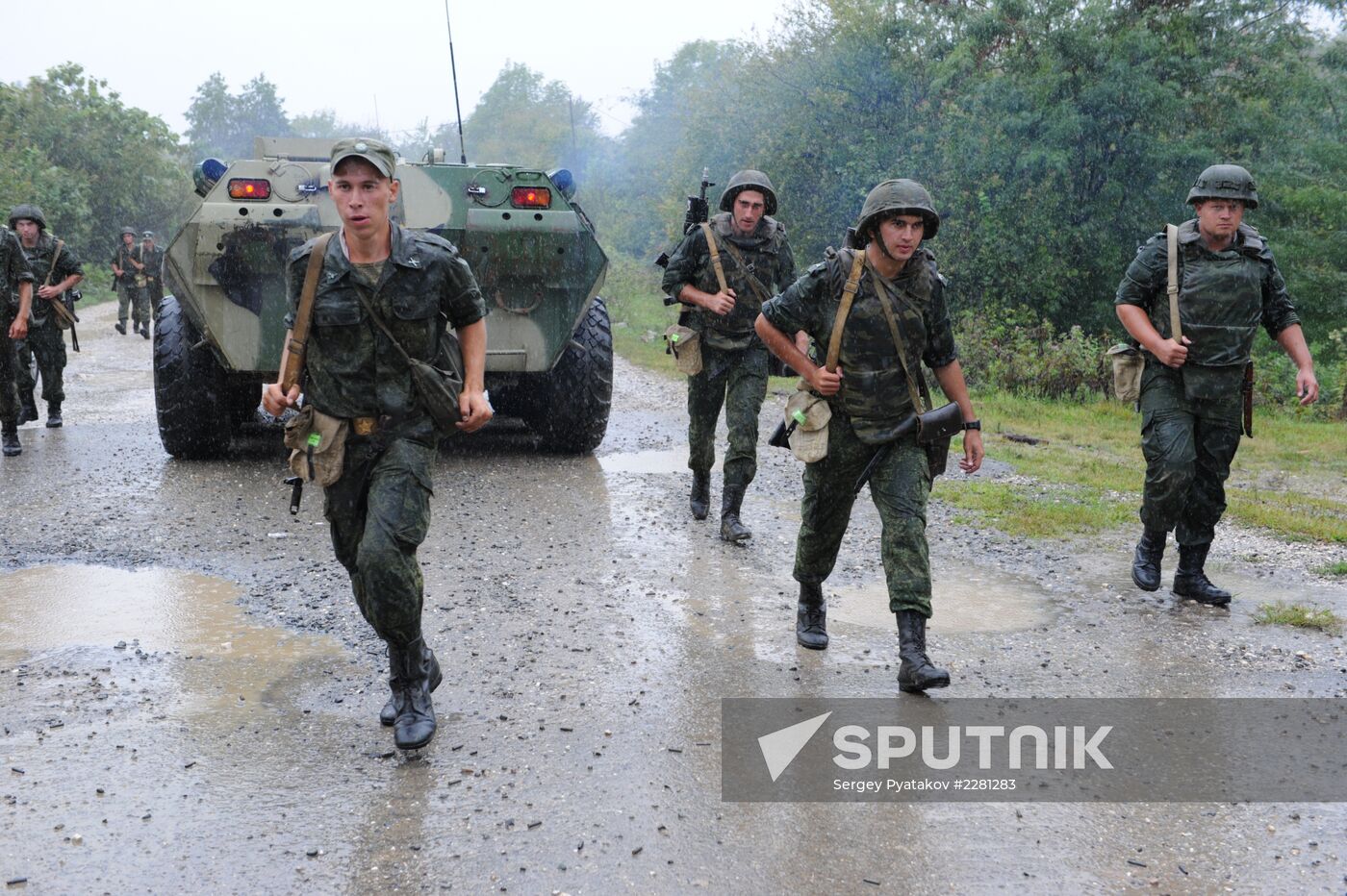 Russian military base in in Gudauta, Republic of Abkhazia