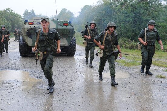 Russian military base in in Gudauta, Republic of Abkhazia