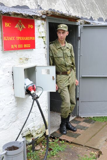 Russian military base in in Gudauta, Republic of Abkhazia