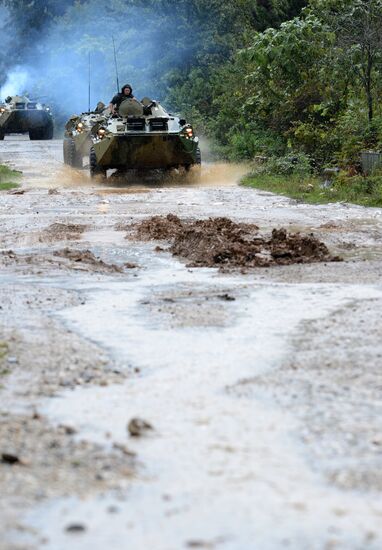 Russian military base in in Gudauta, Republic of Abkhazia