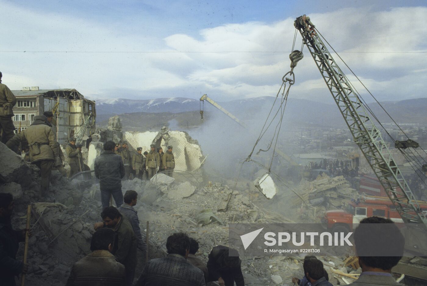 Consequences of earthquake in Armenia