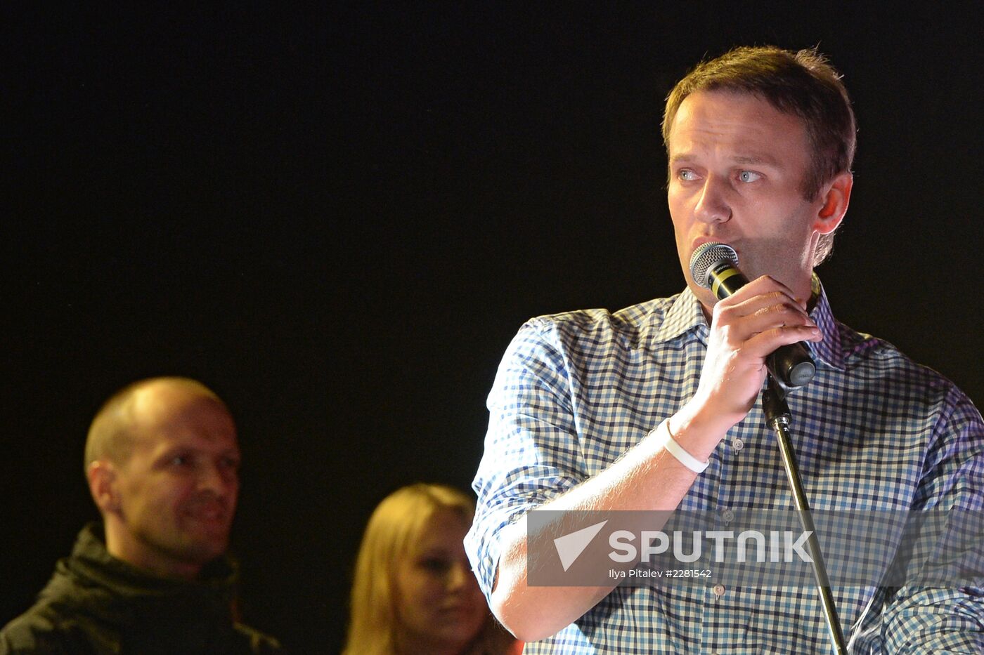 Rally by supporters of A. Navalny on Bolotnaya Square