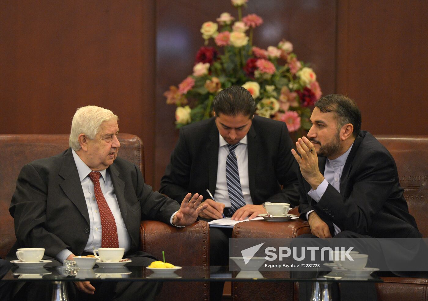 Syrian and Iranian foreign ministry officials meet in Moscow