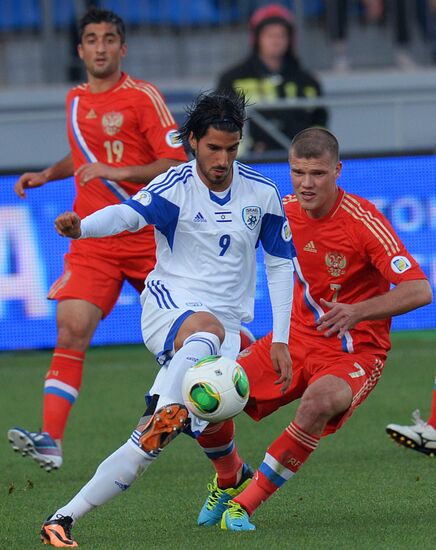 Football. 2014 World Cup qualifying match. Russia vs. Israel