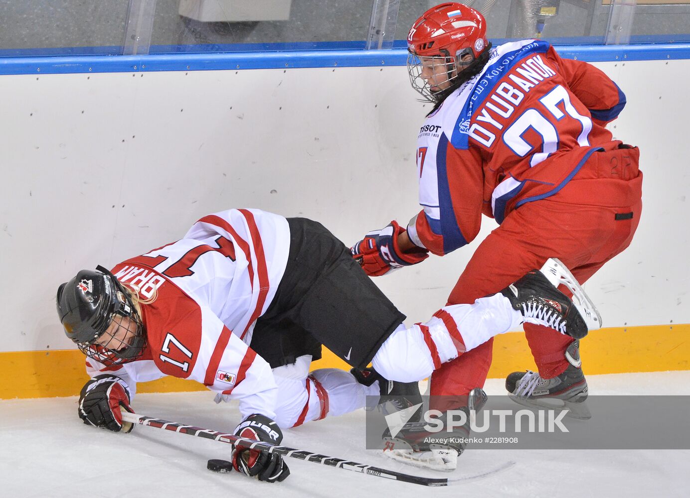 Ice hockey. Women. Russia vs. Canada friendly match