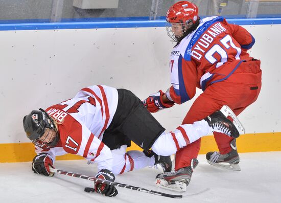 Ice hockey. Women. Russia vs. Canada friendly match