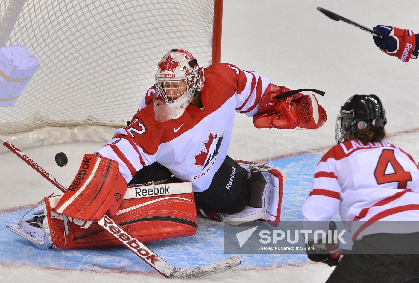 Ice hockey. Women. Russia vs. Canada friendly match
