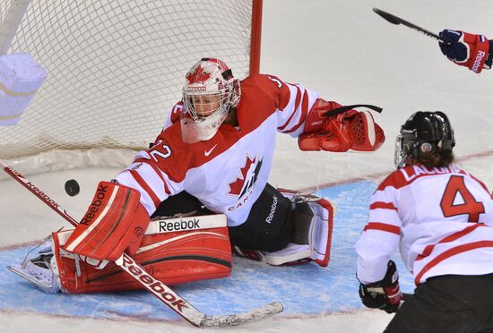 Ice hockey. Women. Russia vs. Canada friendly match