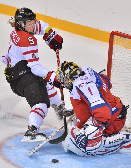 Ice hockey. Women. Russia vs. Canada friendly match