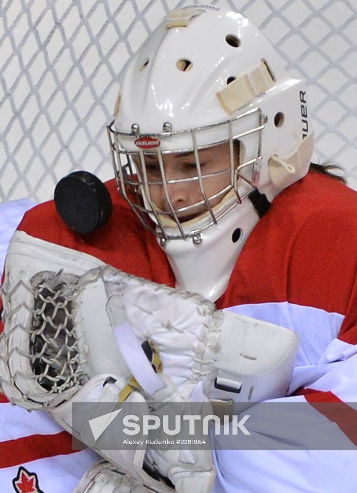 Ice hockey. Women. Russia vs. Canada friendly match