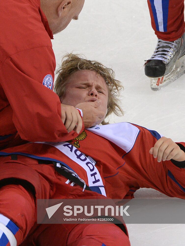 Ice hockey. Women. Russia vs. Canada friendly match