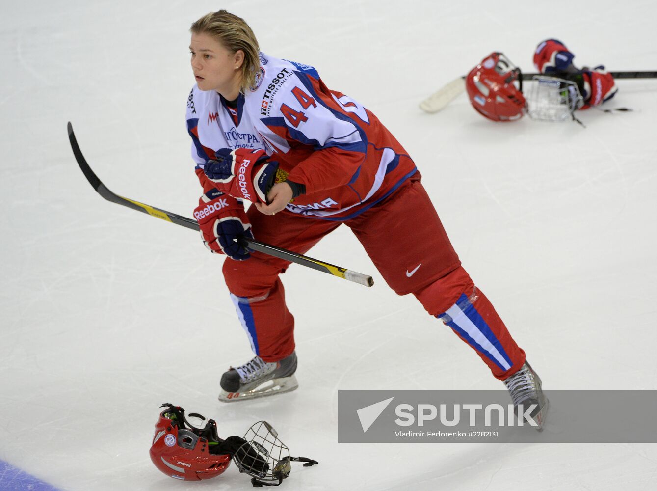 Ice hockey. Women. Russia vs. Canada friendly match